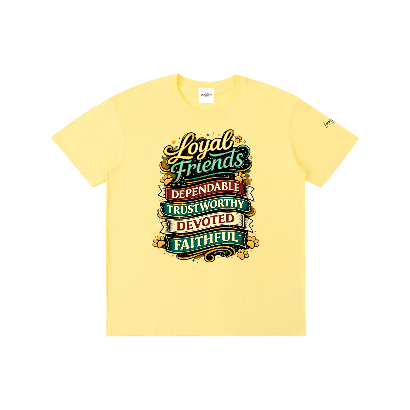 Loyal Friends Tee | Unisex 100% Cotton Graphic T-Shirt