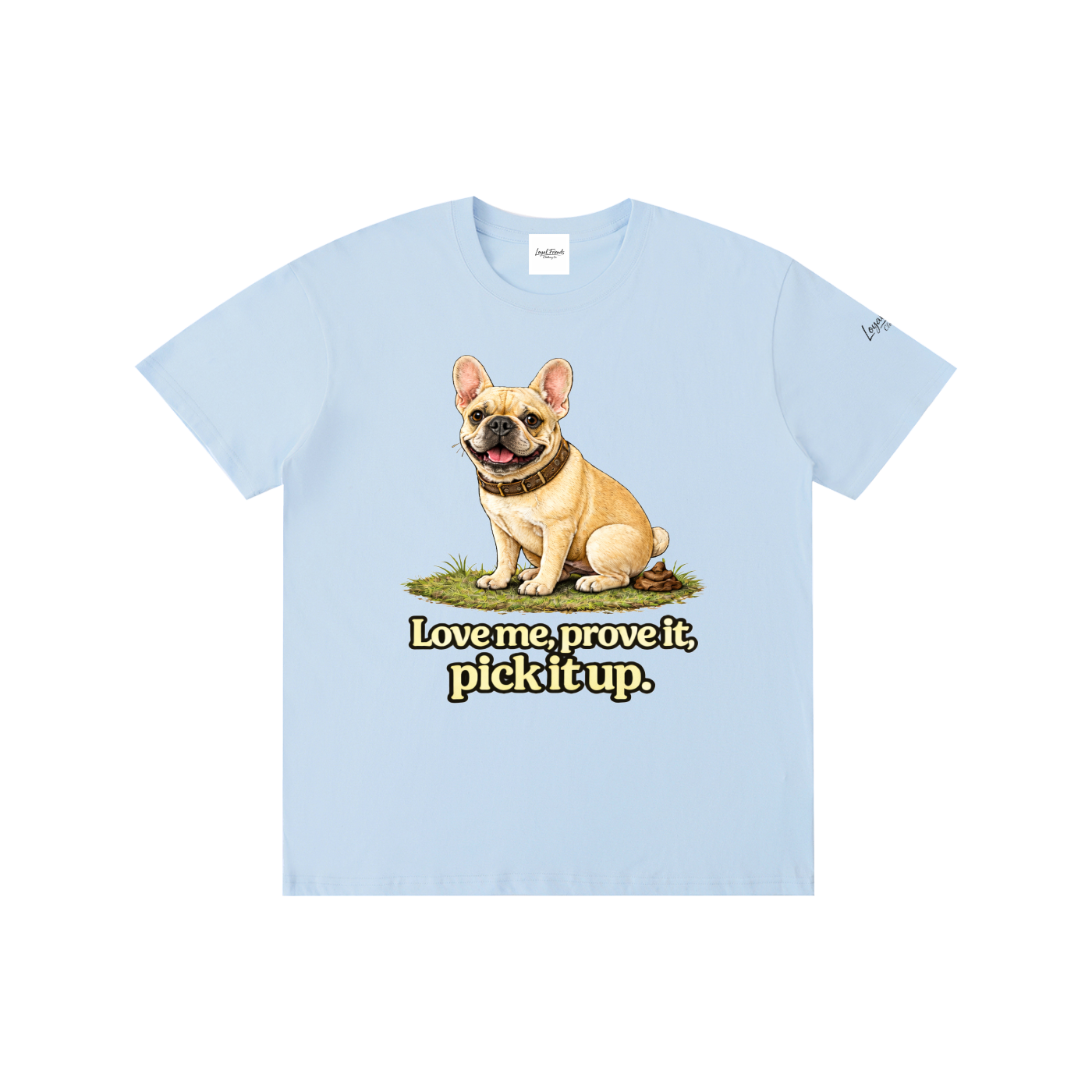 Frenchie Poo Tee | Unisex 100% Cotton Graphic T-Shirt