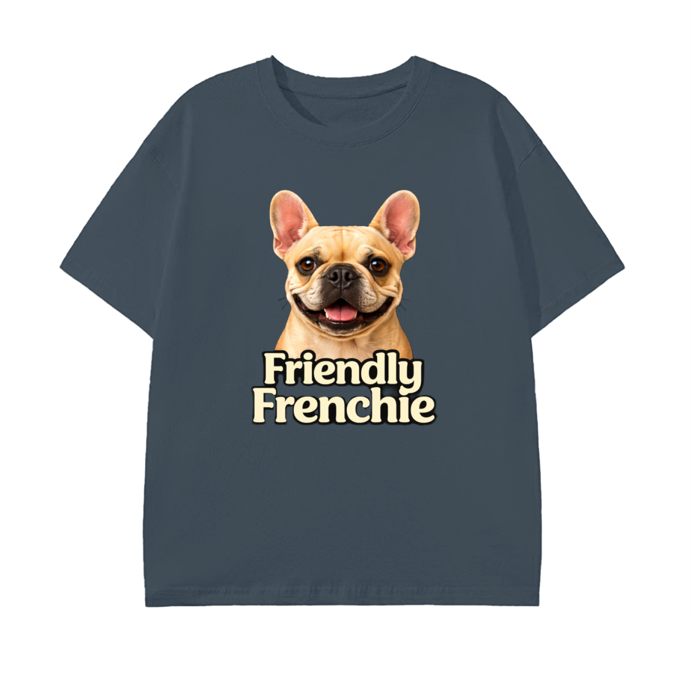 Friendly Frenchie Pure Cotton Unisex T-Shirt