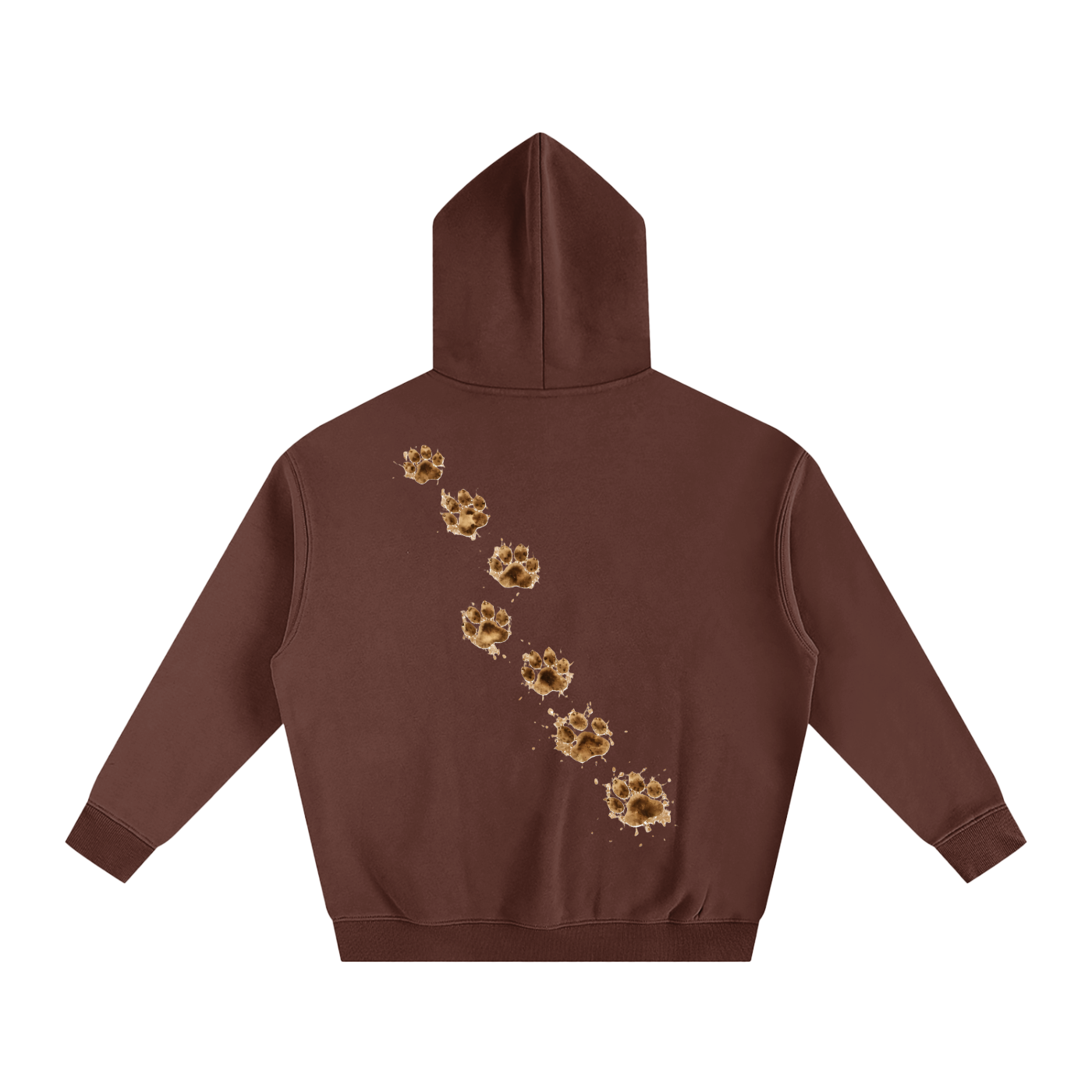 Loyal Friends Muddy Paw Print Hoodie | Premium Unisex Oversized Hoodie