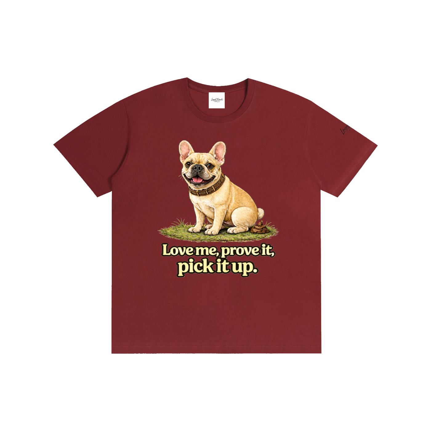 Frenchie Poo Tee | Unisex 100% Cotton Graphic T-Shirt