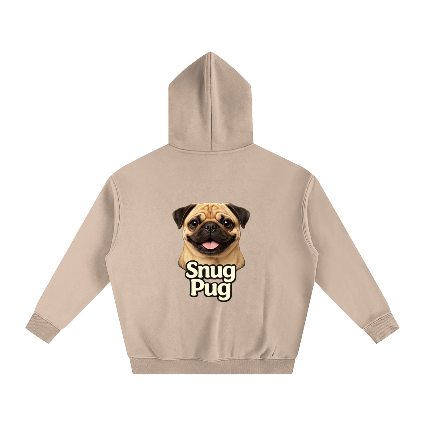 Snug Pug Oversized Fleece Hoodie