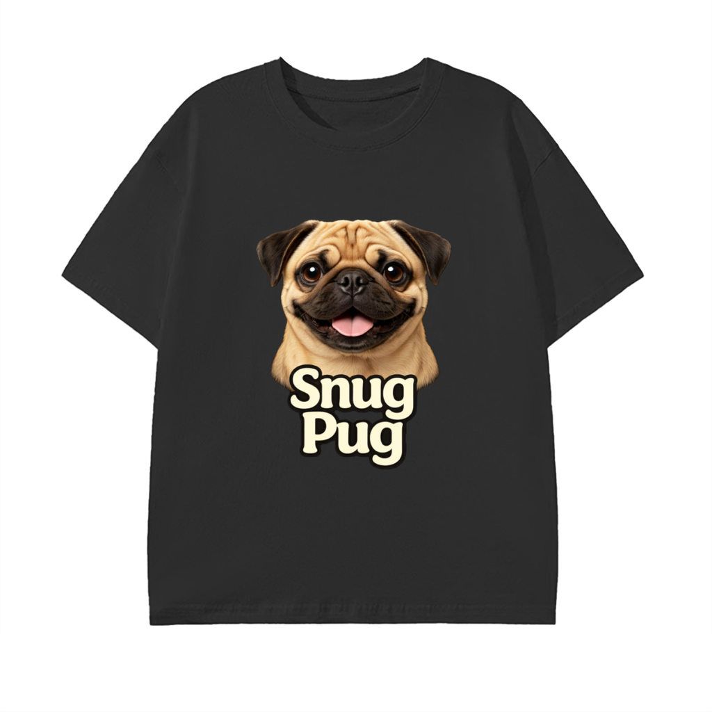 Snug Pug Pure Cotton Unisex T-Shirt