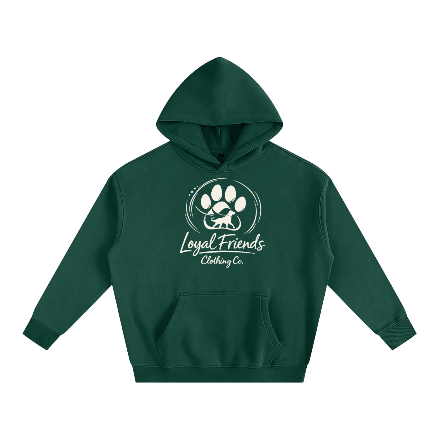 Friendly Frenchie Oversized Fleece Hoodie