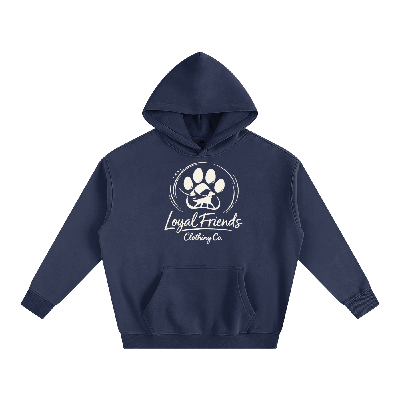 Snug Pug Oversized Fleece Hoodie