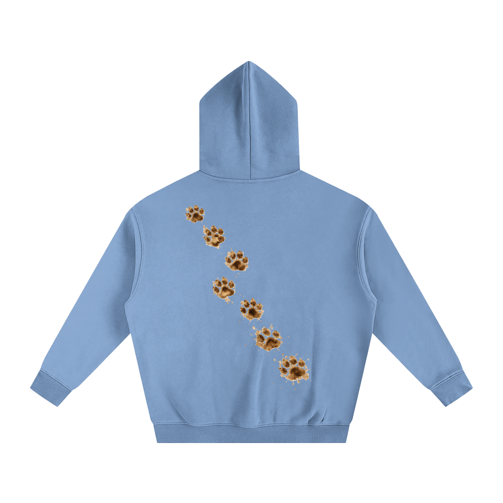 Loyal Friends Muddy Paw Print Hoodie | Premium Unisex Oversized Hoodie