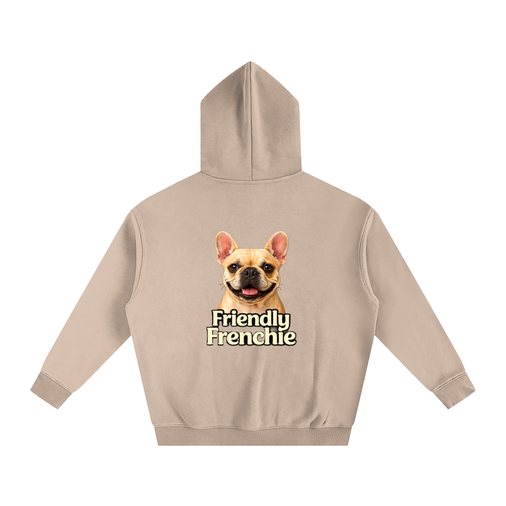 Friendly Frenchie Oversized Fleece Hoodie