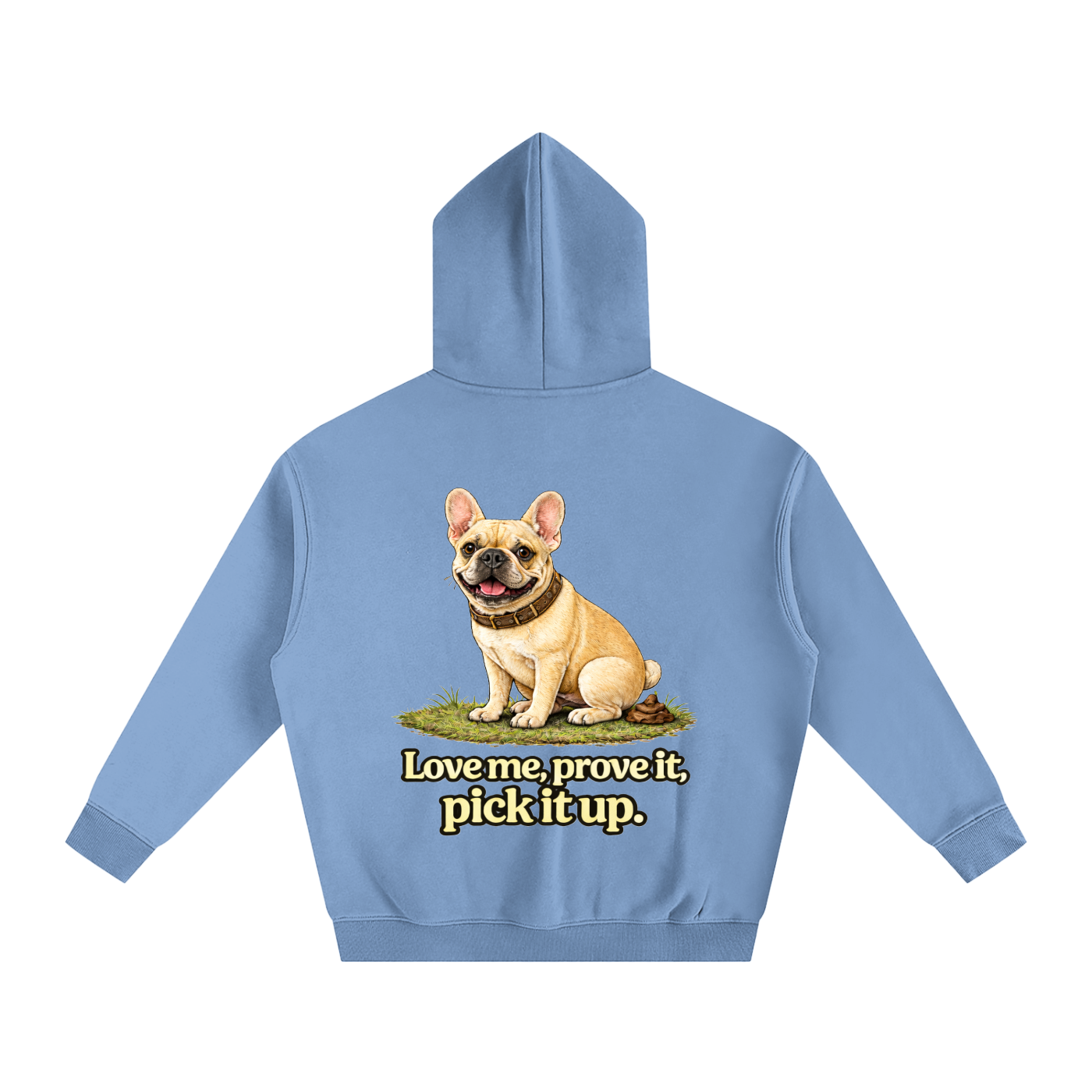 Frenchie Poo Hoodie | Premium Unisex Oversized Hoodie