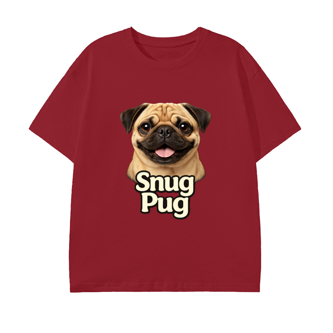 Snug Pug Pure Cotton Unisex T-Shirt