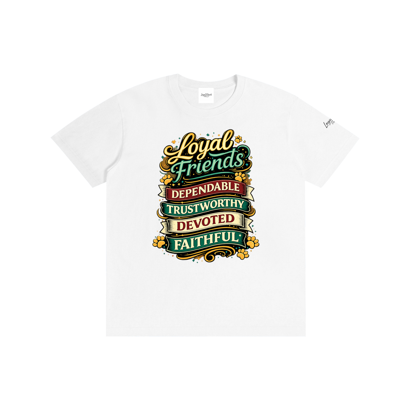 Loyal Friends Tee | Unisex 100% Cotton Graphic T-Shirt
