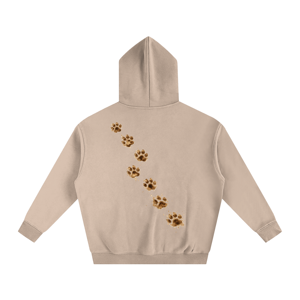 Loyal Friends Muddy Paw Print Hoodie | Premium Unisex Oversized Hoodie