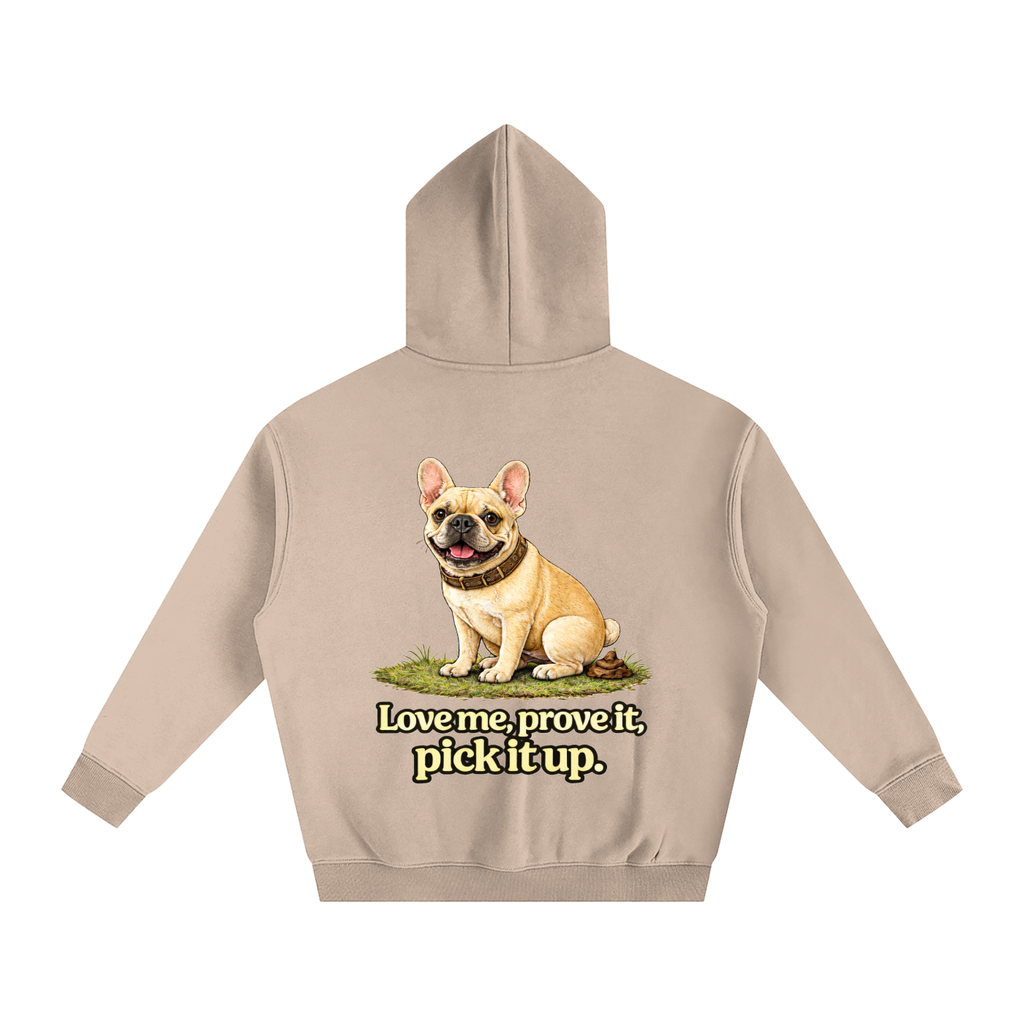 Frenchie Poo Hoodie | Premium Unisex Oversized Hoodie