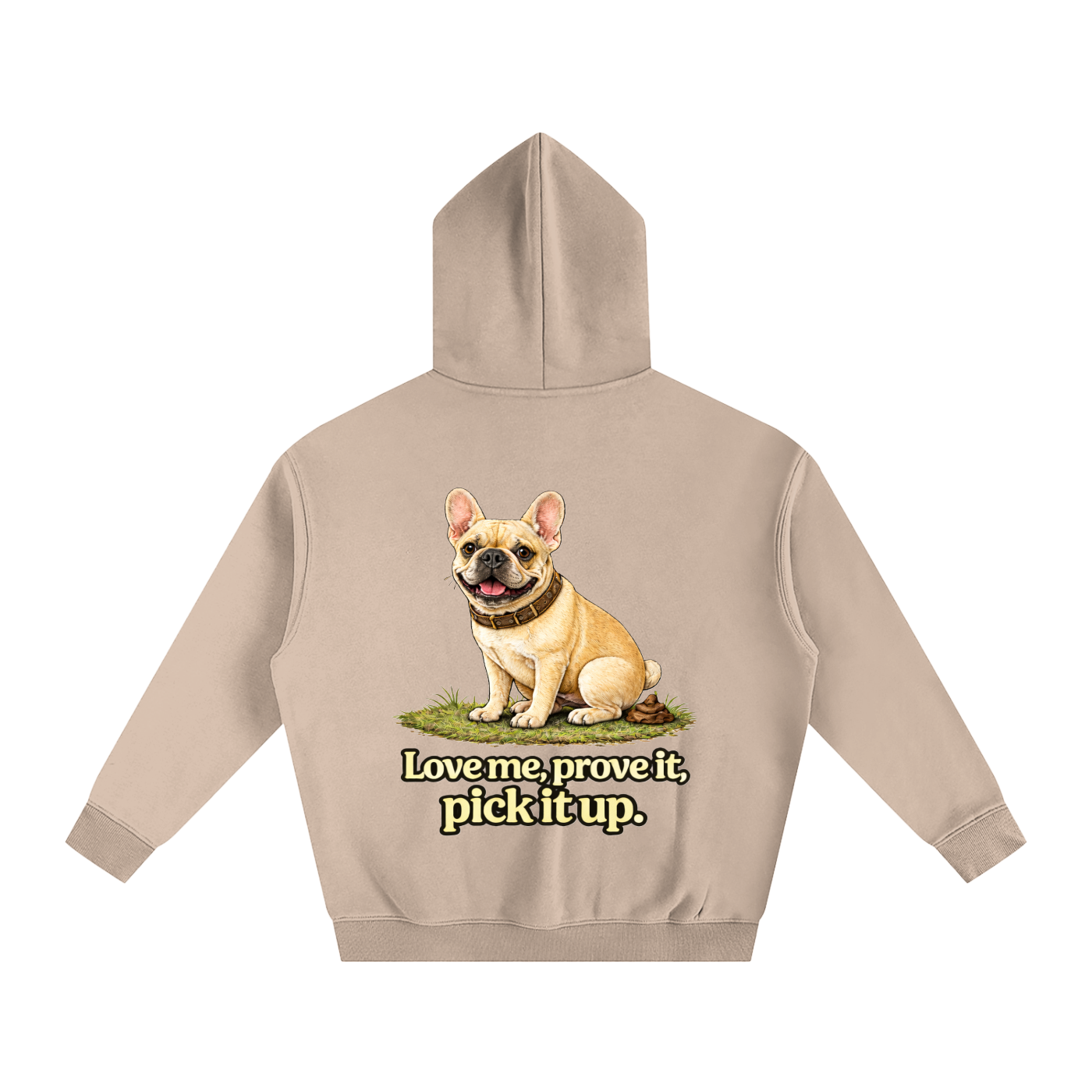 Frenchie Poo Hoodie | Premium Unisex Oversized Hoodie