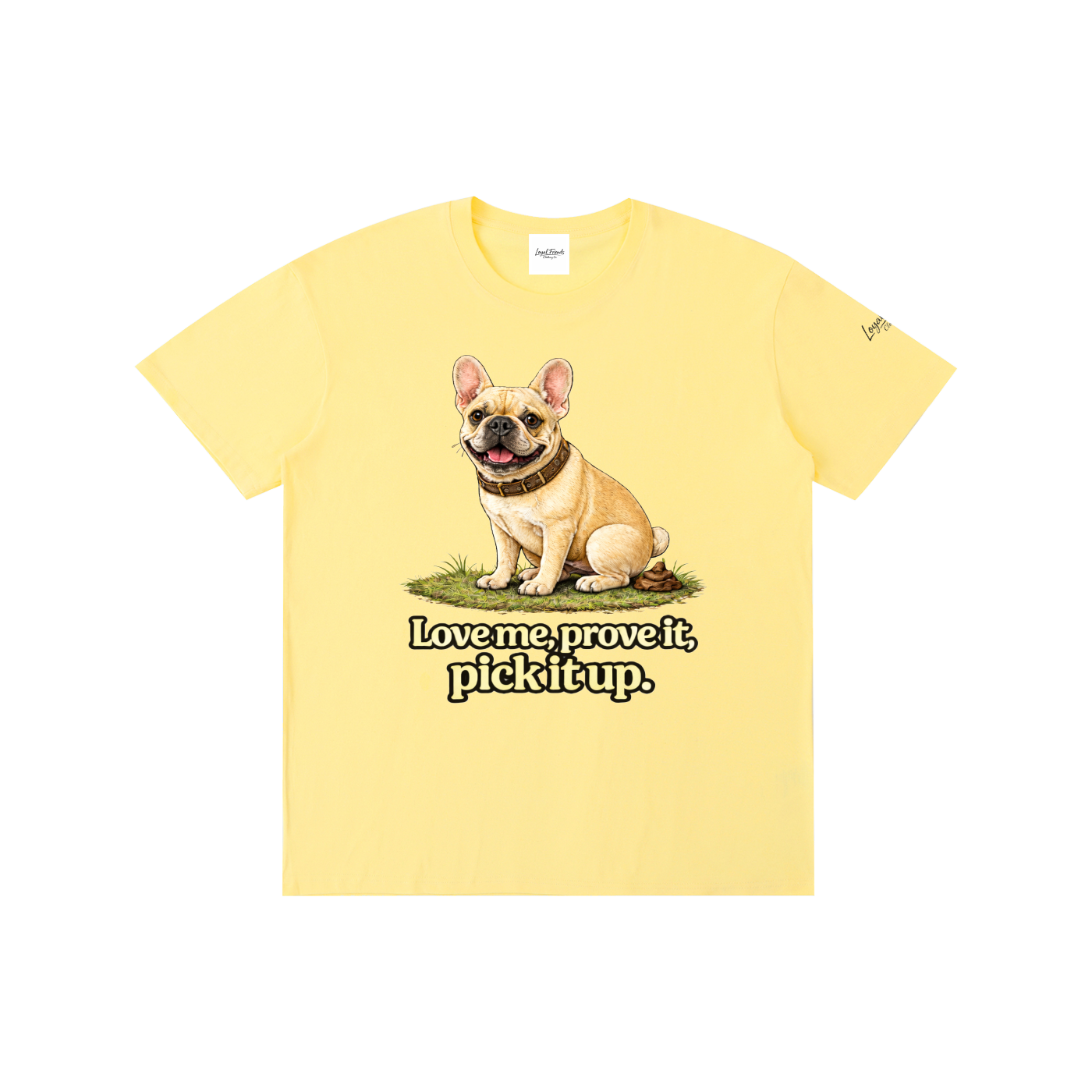 Frenchie Poo Tee | Unisex 100% Cotton Graphic T-Shirt