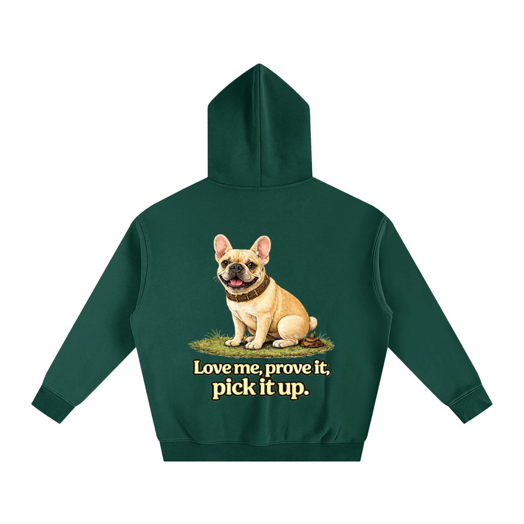 Frenchie Poo Hoodie | Premium Unisex Oversized Hoodie