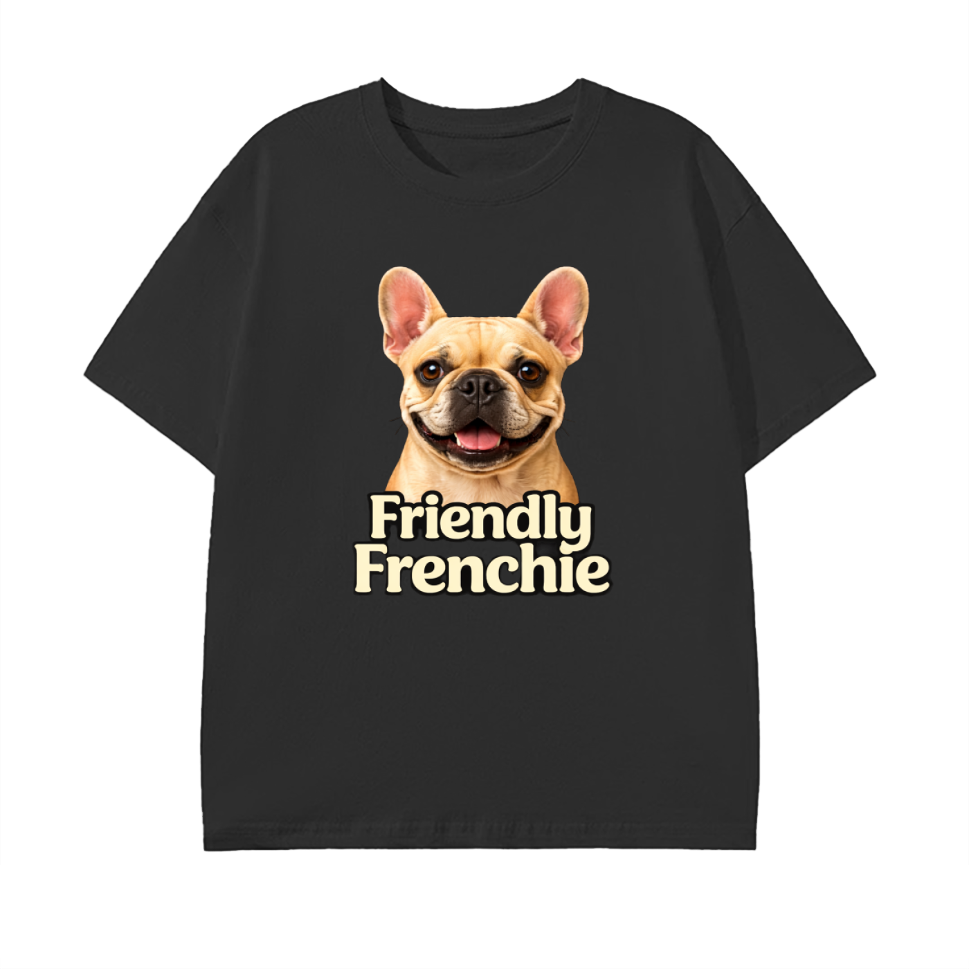 Friendly Frenchie Pure Cotton Unisex T-Shirt