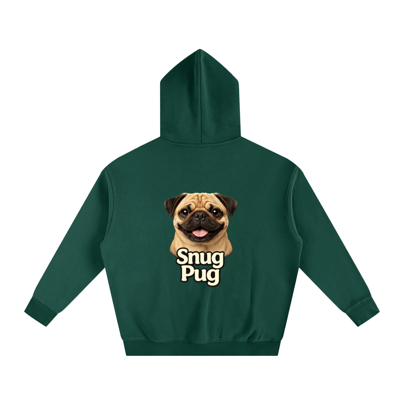 Snug Pug Oversized Fleece Hoodie
