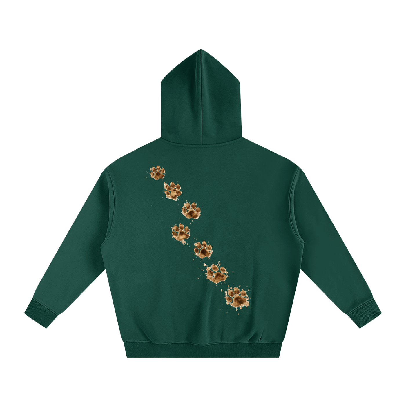 Loyal Friends Muddy Paw Print Hoodie | Premium Unisex Oversized Hoodie