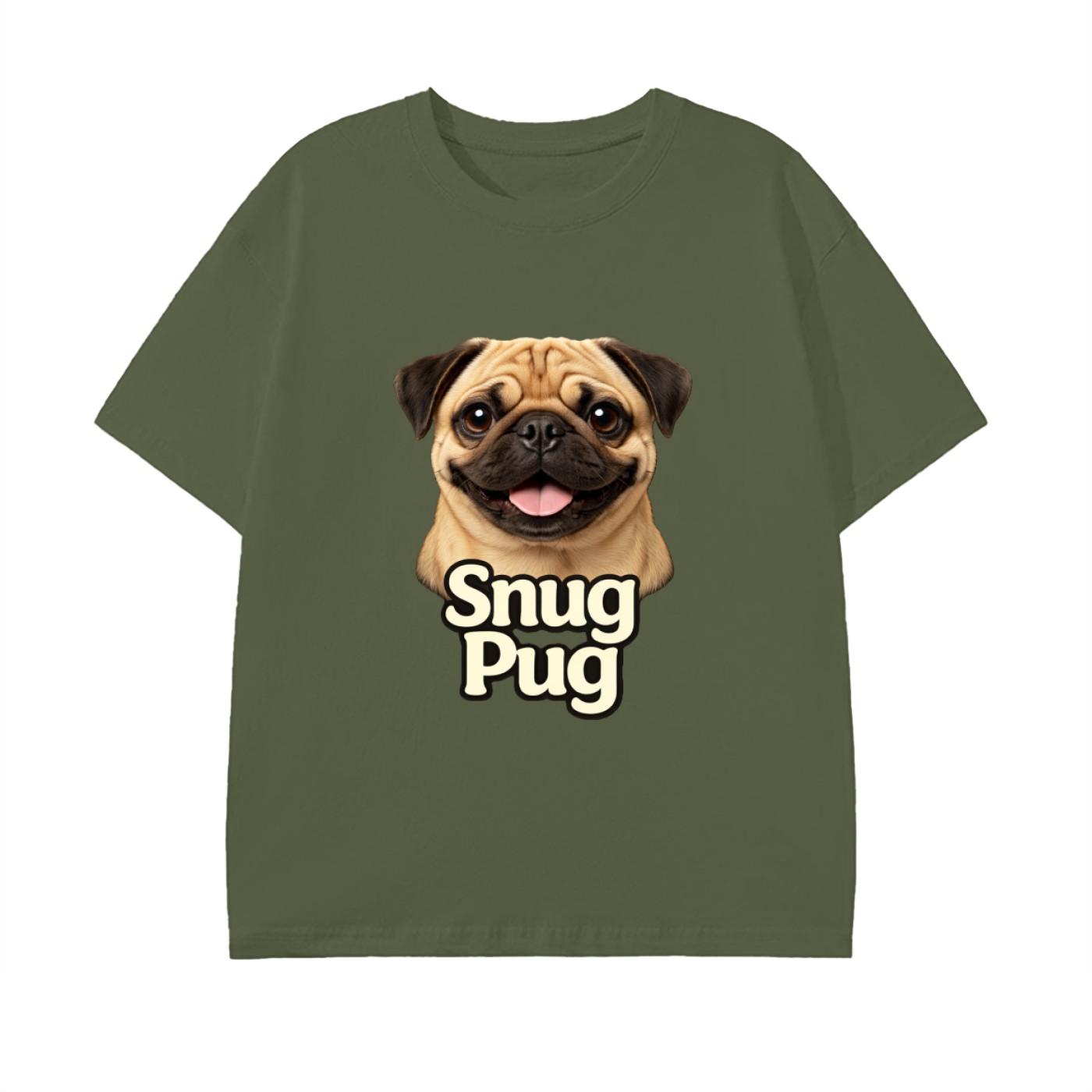 Snug Pug Pure Cotton Unisex T-Shirt