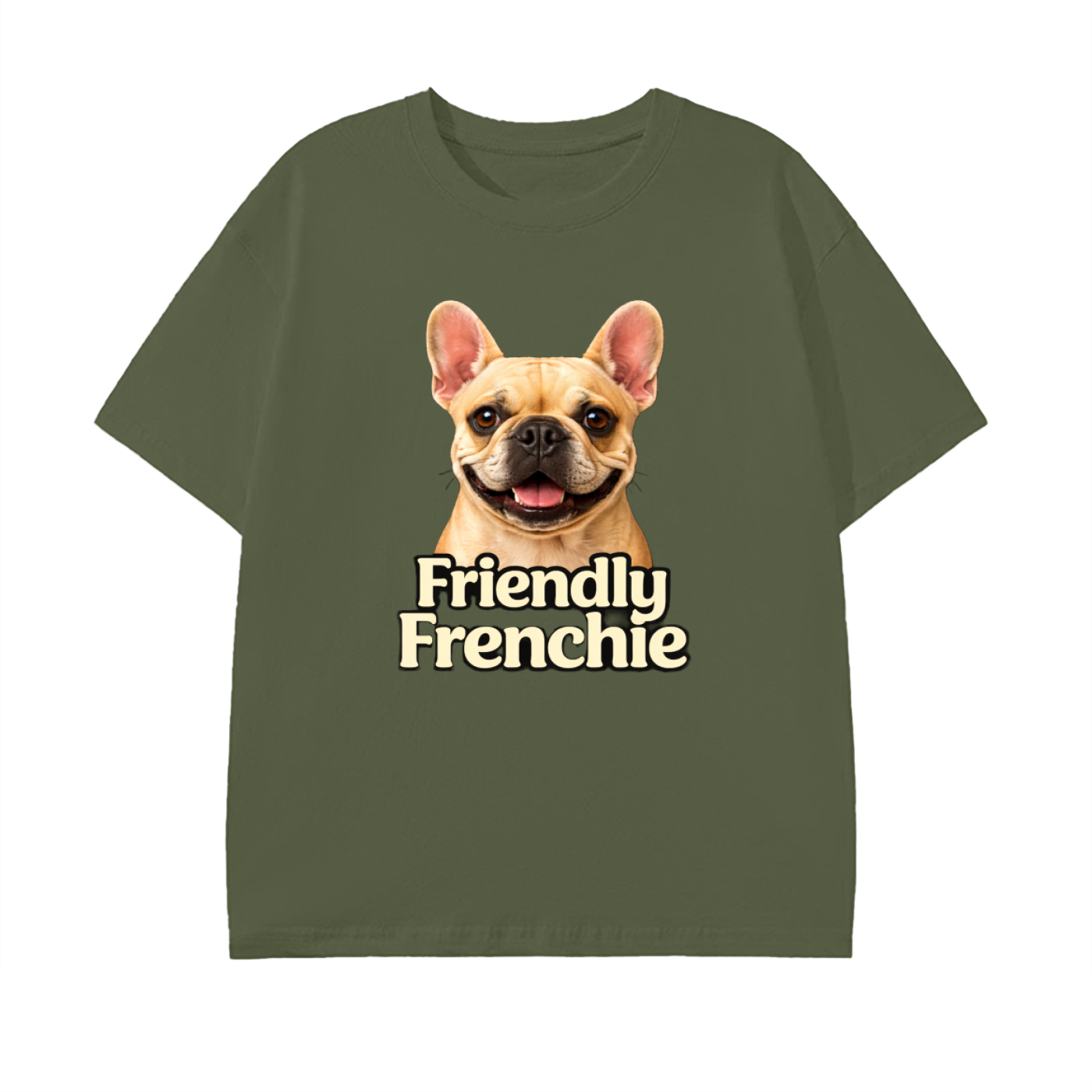 Friendly Frenchie Pure Cotton Unisex T-Shirt